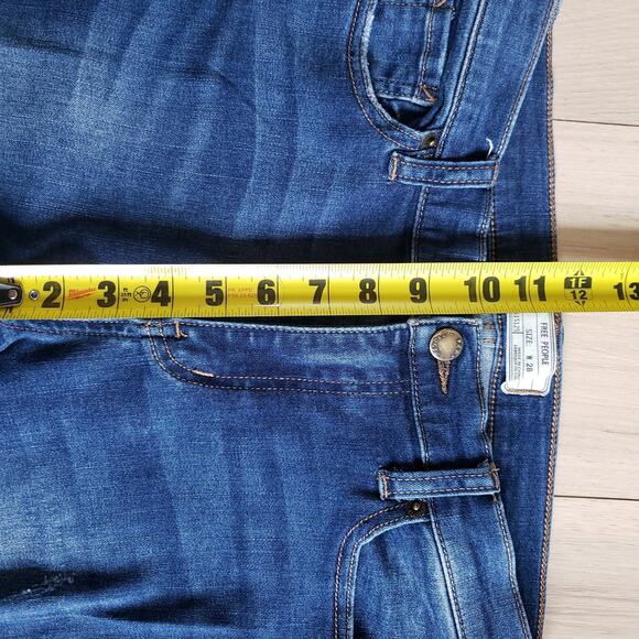 Free People Jeans Womens 28 Great Heights Frayed Fringe Boho Hem Pants 28x27 - Picture 6 of 10